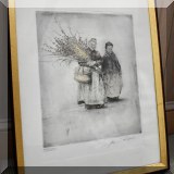 A31. Framed print. 18”h x 15”w 